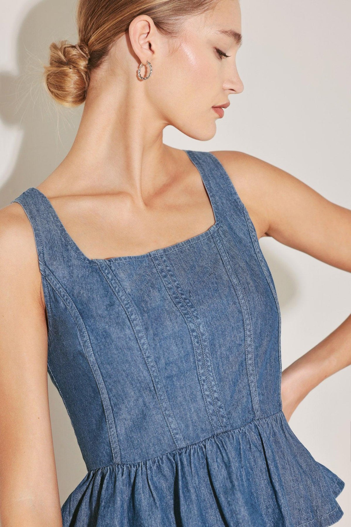 TOP DE TEJIDO PLANO SOFT REBEL VOLUME