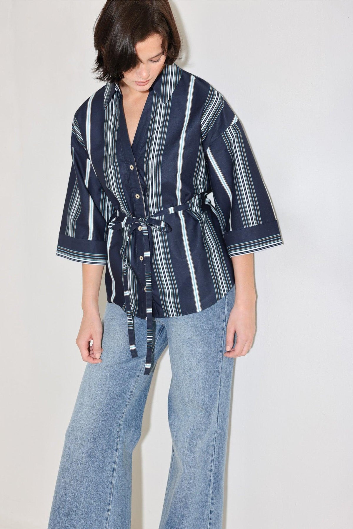 BLUSA TEJIDA CON RAYAS CITY