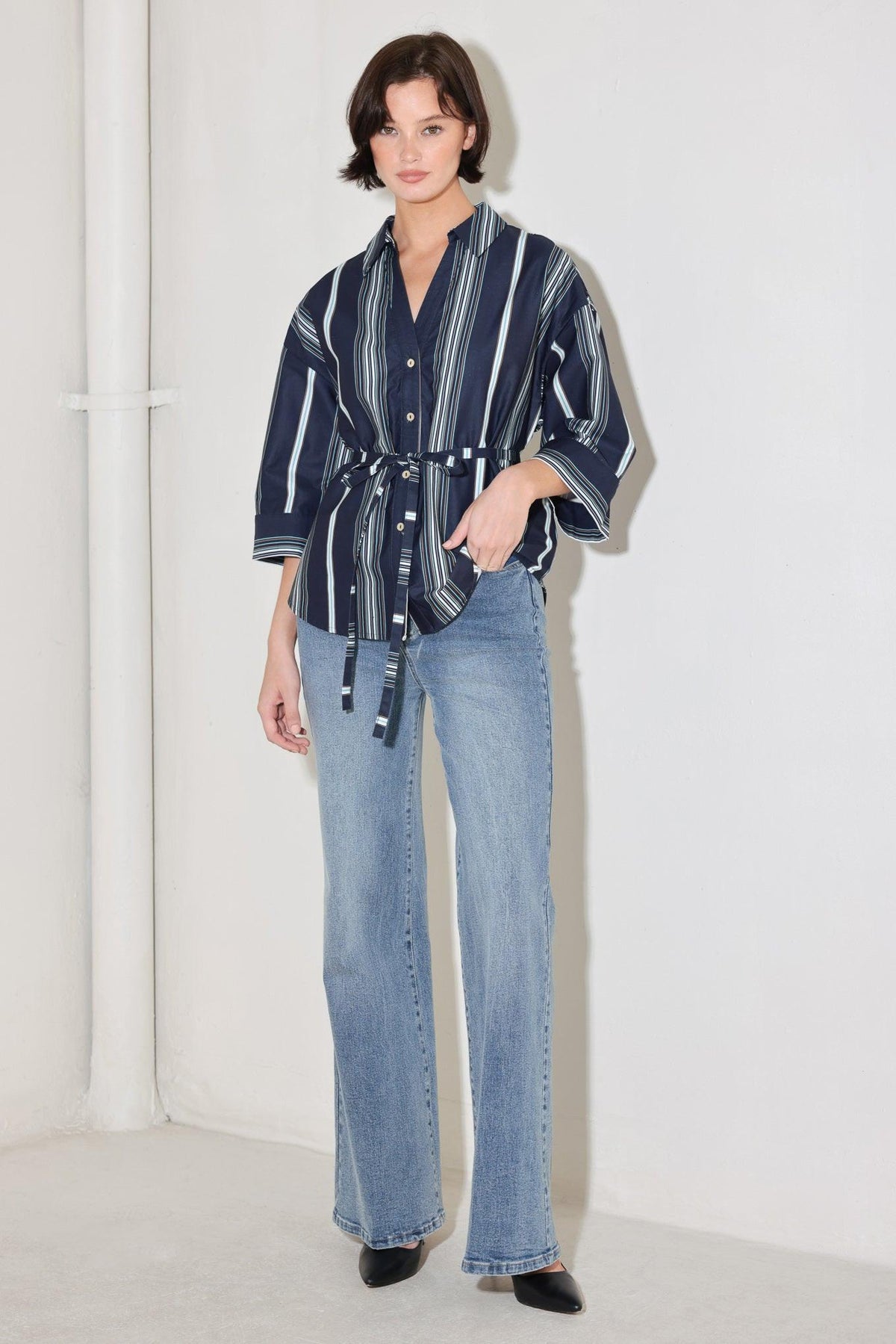 BLUSA TEJIDA CON RAYAS CITY