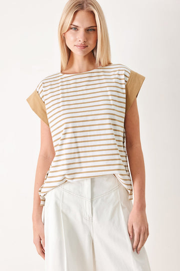 WHITE/TAUPE