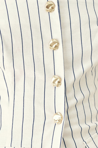 SUTTON STRIPE WOVEN TOP