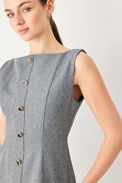 GRANITE FLOW WOVEN TOP
