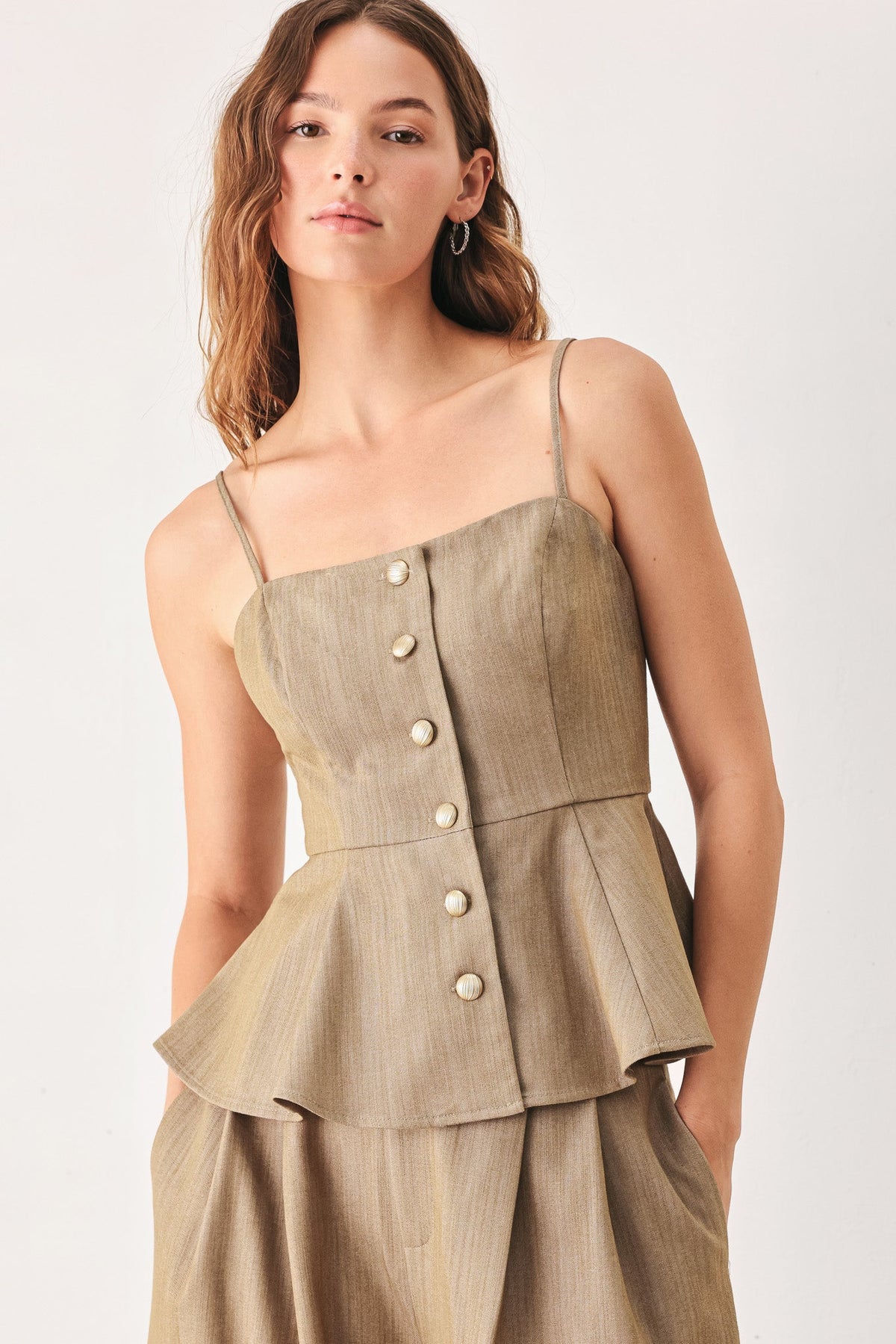 BLUSA TEJIDA HOLGADA LAVADA A LA PIEDRA