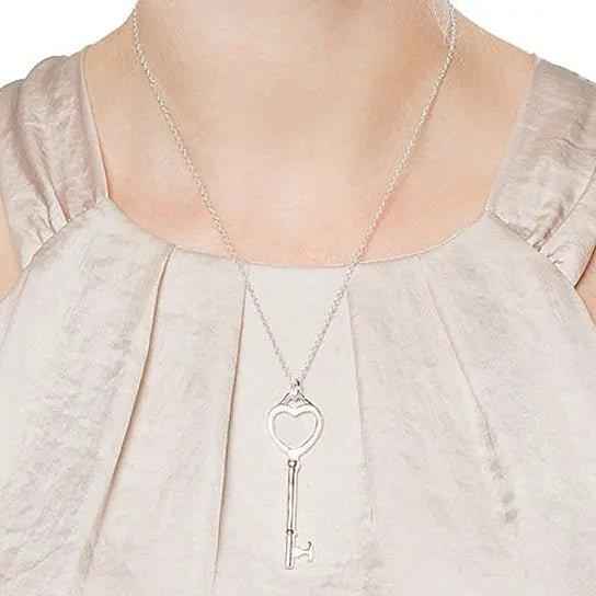 Heart and Key Necklace