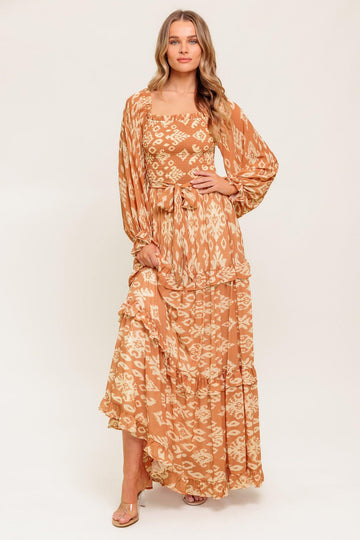 BROWN/IVORY