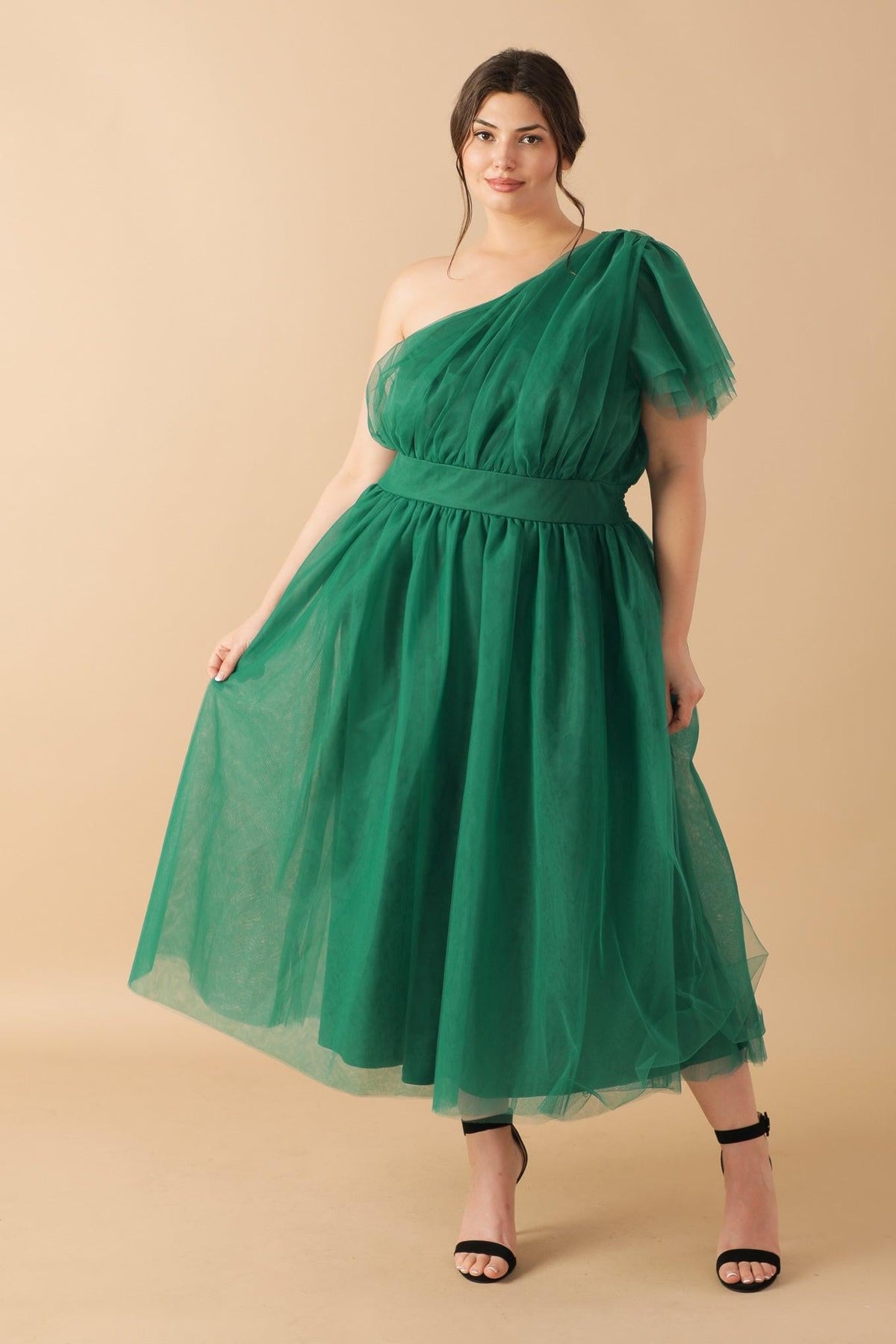 VESTIDO MIDI DE TUL CON ENCANTO VIVO