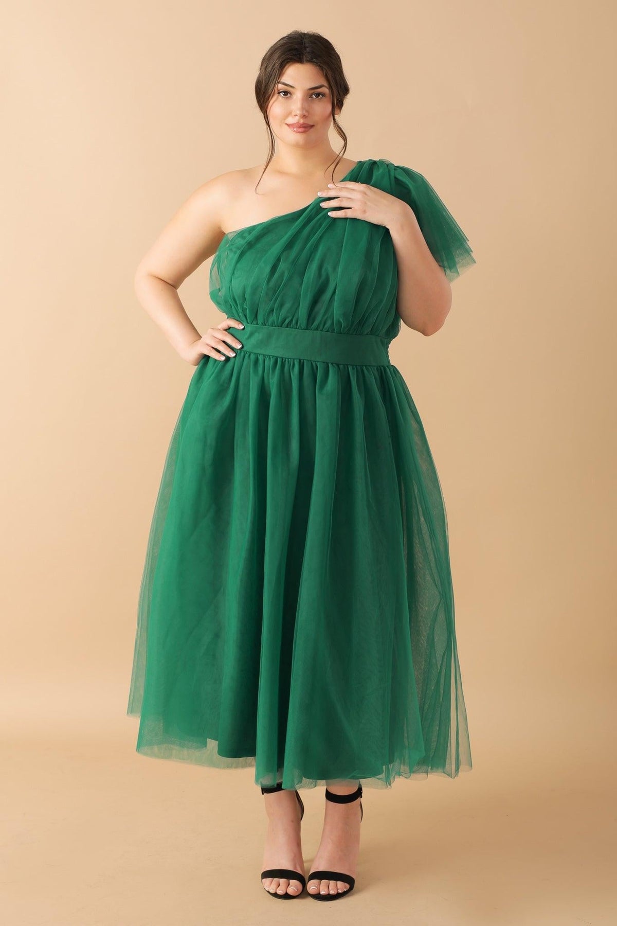 VESTIDO MIDI DE TUL CON ENCANTO VIVO