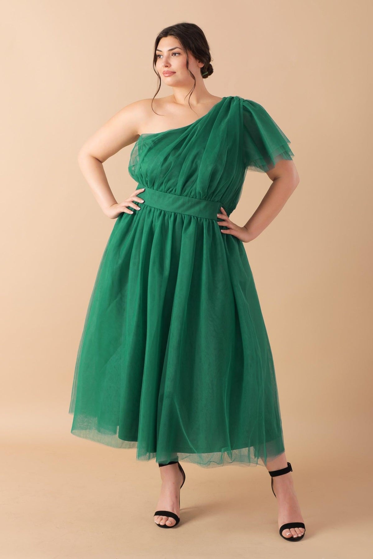 VESTIDO MIDI DE TUL CON ENCANTO VIVO