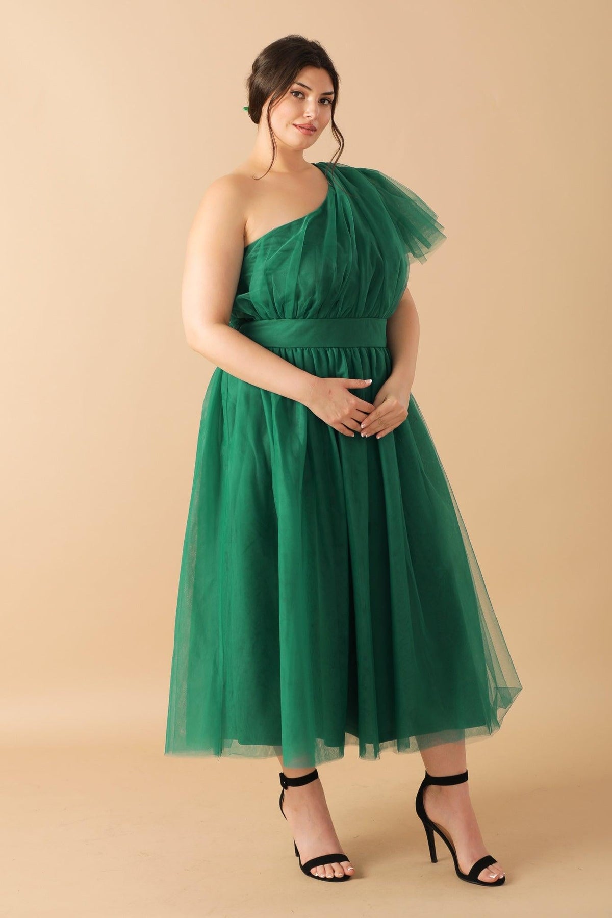 VESTIDO MIDI DE TUL CON ENCANTO VIVO