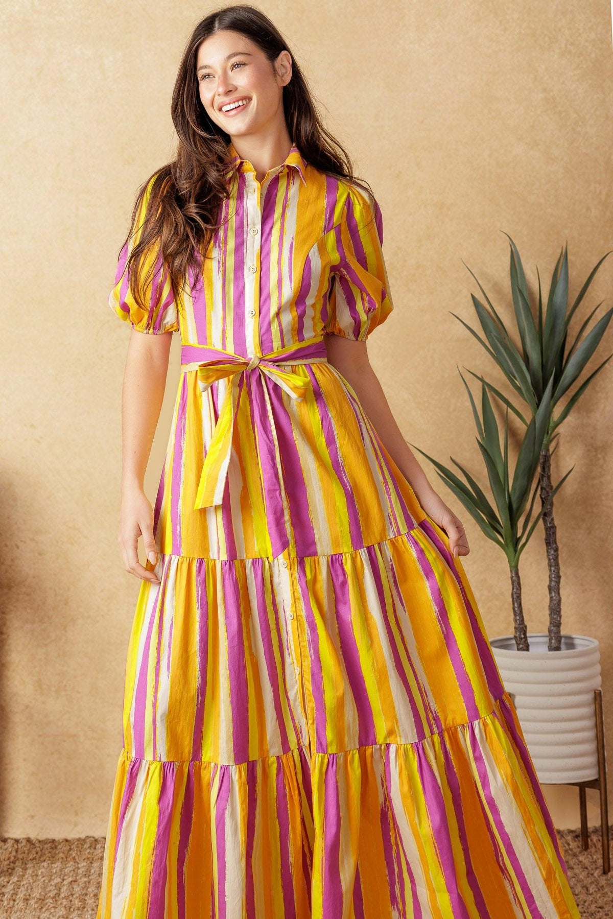 VESTIDO LARGO DE POPELÍN SOIREE SWEETNESS