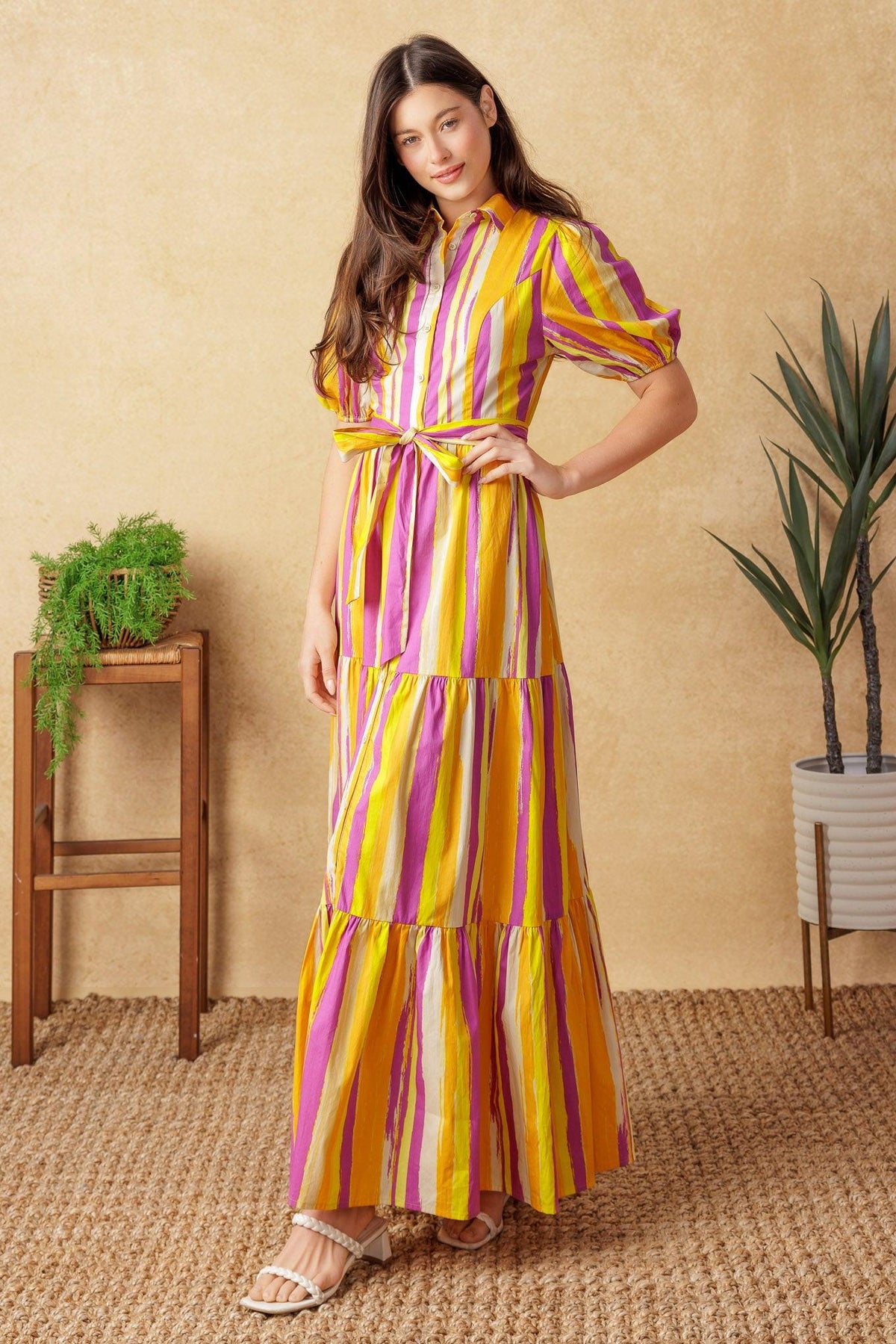 VESTIDO LARGO DE POPELÍN SOIREE SWEETNESS