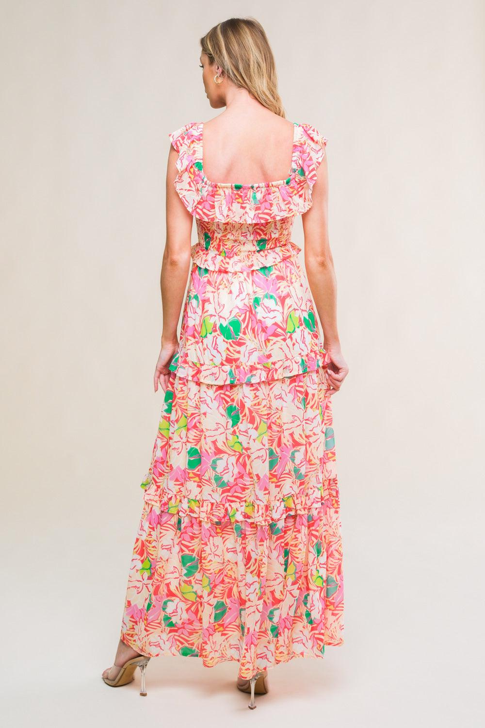 VESTIDO MIDI TEJIDO DE ENCANTO RELAJADO