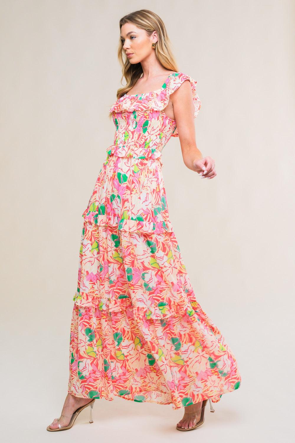 VESTIDO MIDI TEJIDO DE ENCANTO RELAJADO