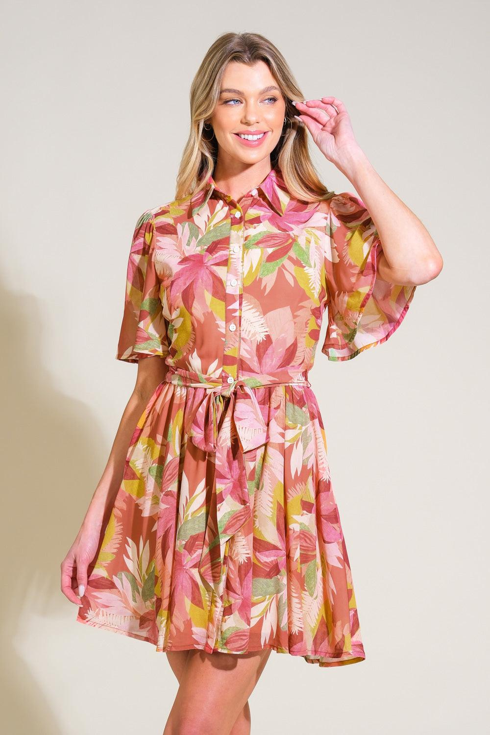MINIVESTIDO TEJIDO CON ONDAS CAPRICHOSAS