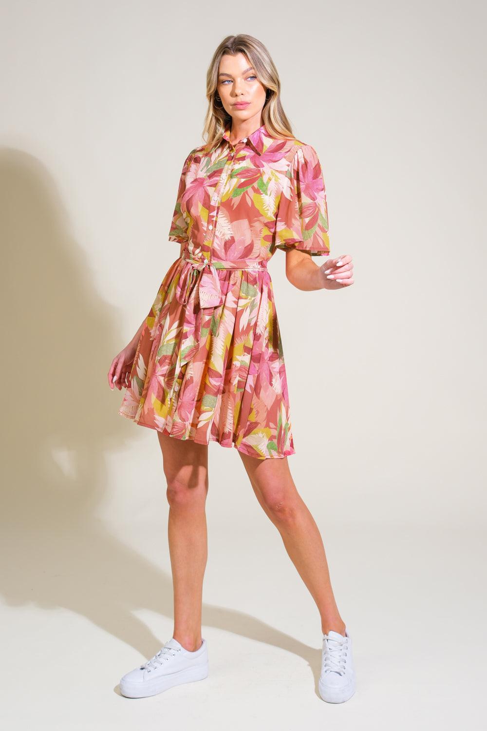 MINIVESTIDO TEJIDO CON ONDAS CAPRICHOSAS
