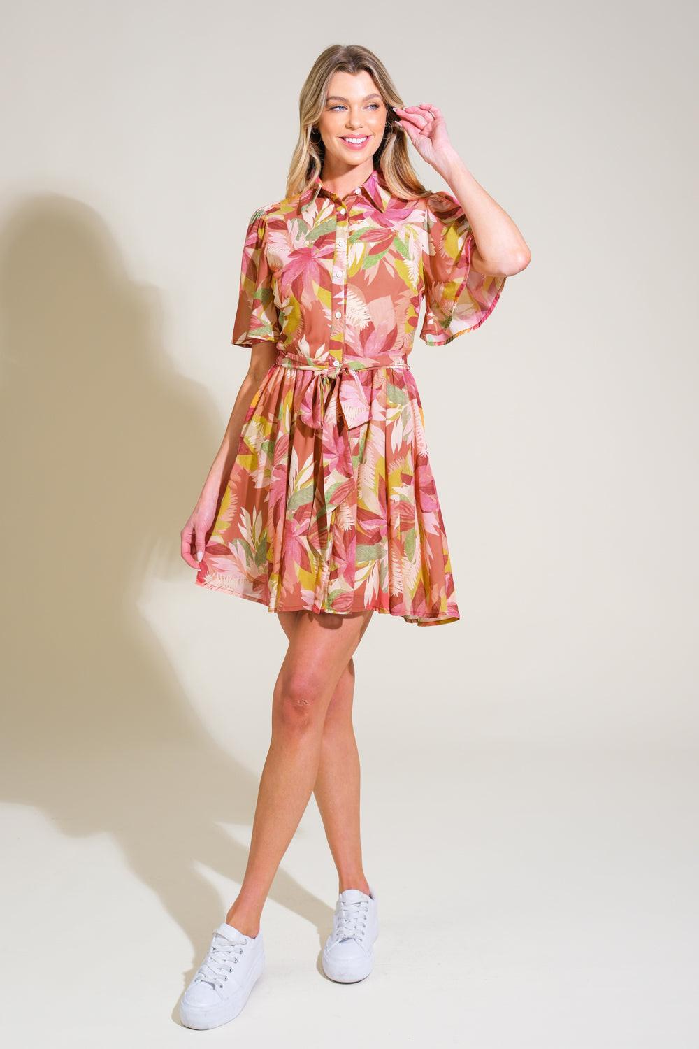MINIVESTIDO TEJIDO CON ONDAS CAPRICHOSAS