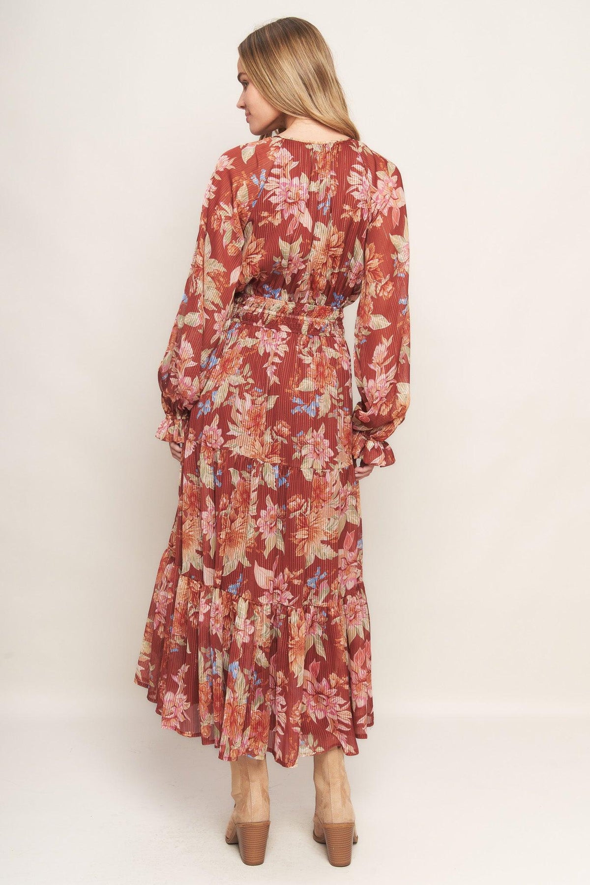VESTIDO MIDI TEJIDO FOREST PARK