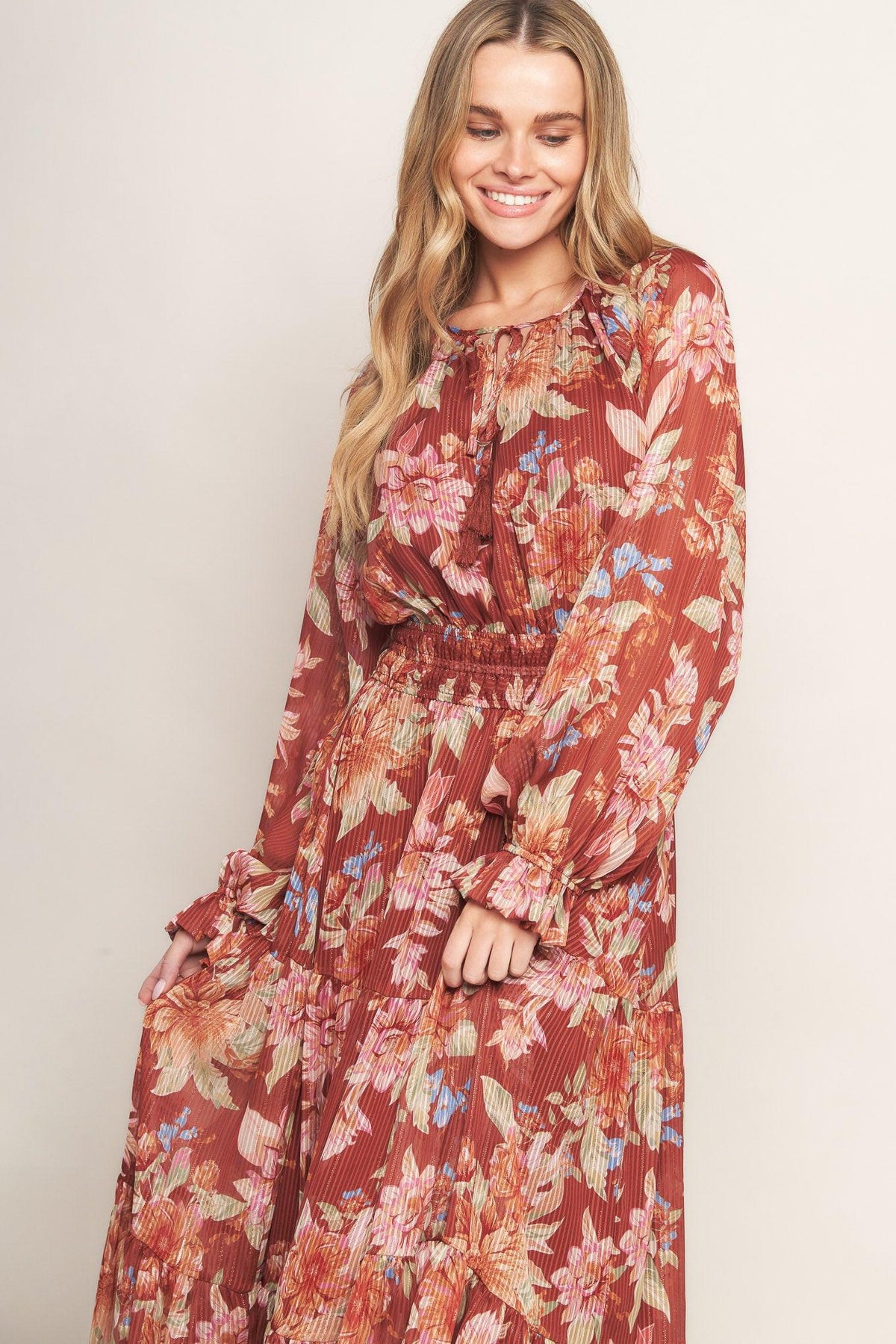 VESTIDO MIDI TEJIDO FOREST PARK