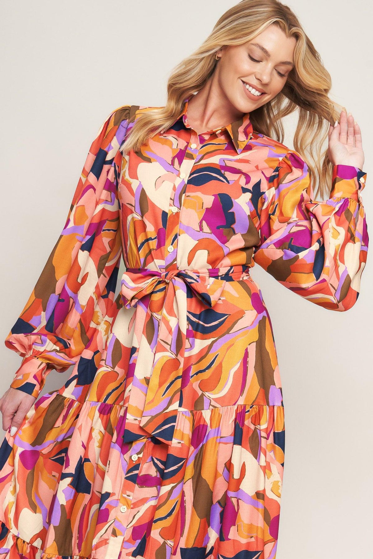 VESTIDO MIDI TEJIDO ROSEWOOD ROMANCE