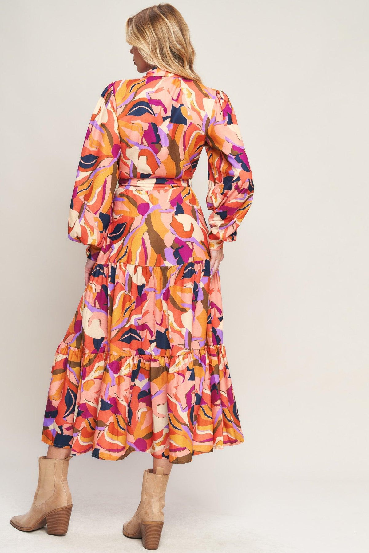 VESTIDO MIDI TEJIDO ROSEWOOD ROMANCE