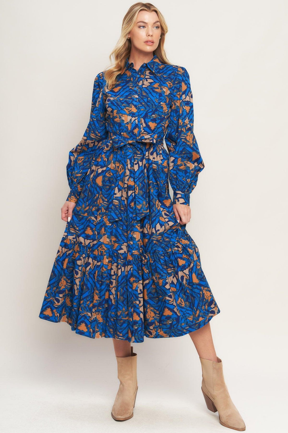 VESTIDO CAMISERO TEJIDO NORTH HILLS