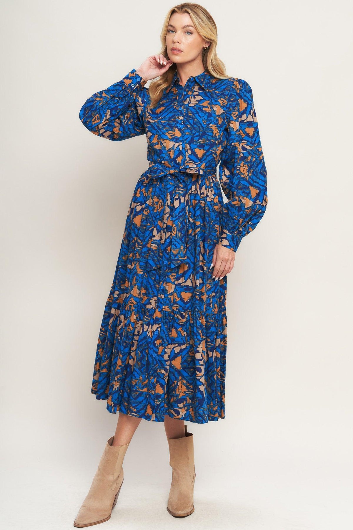 VESTIDO CAMISERO TEJIDO NORTH HILLS