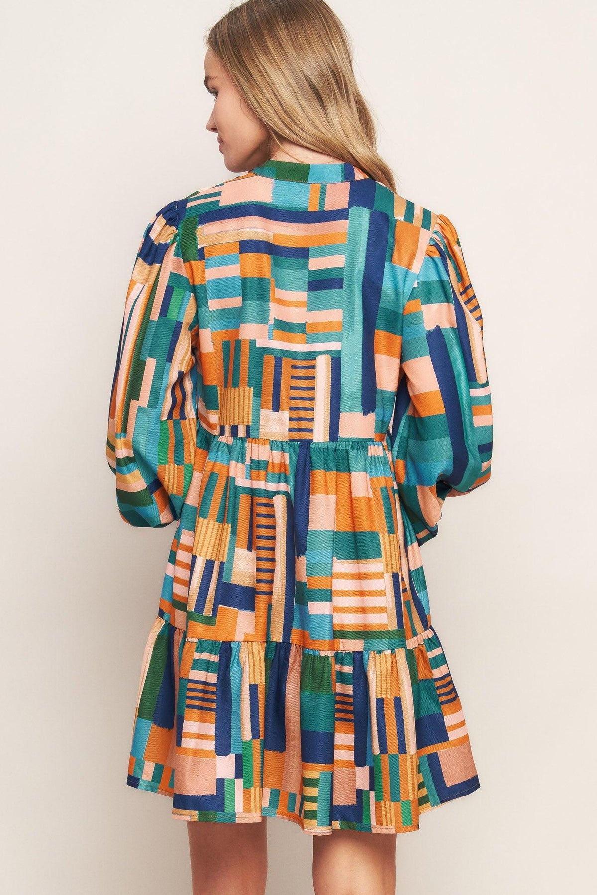 EFFORTLESS SELECTION WOVEN MINI DRESS