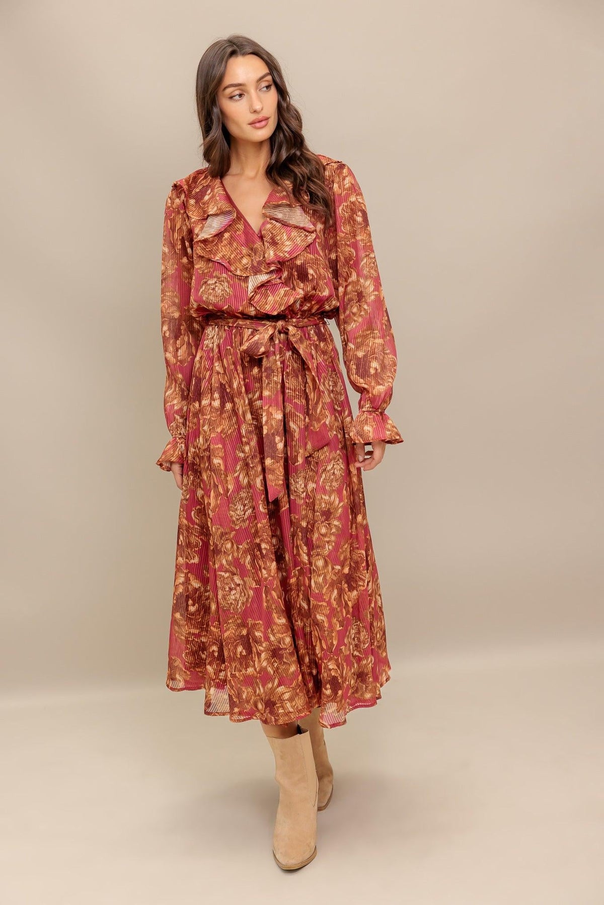 VESTIDO MIDI TEJIDO SONATA DE OTOÑO