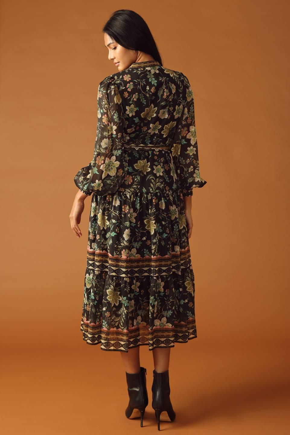 VESTIDO MIDI TEJIDO ALONG THE WAY