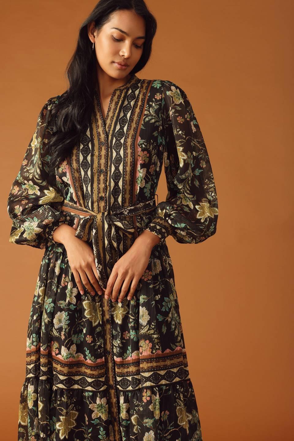VESTIDO MIDI TEJIDO ALONG THE WAY
