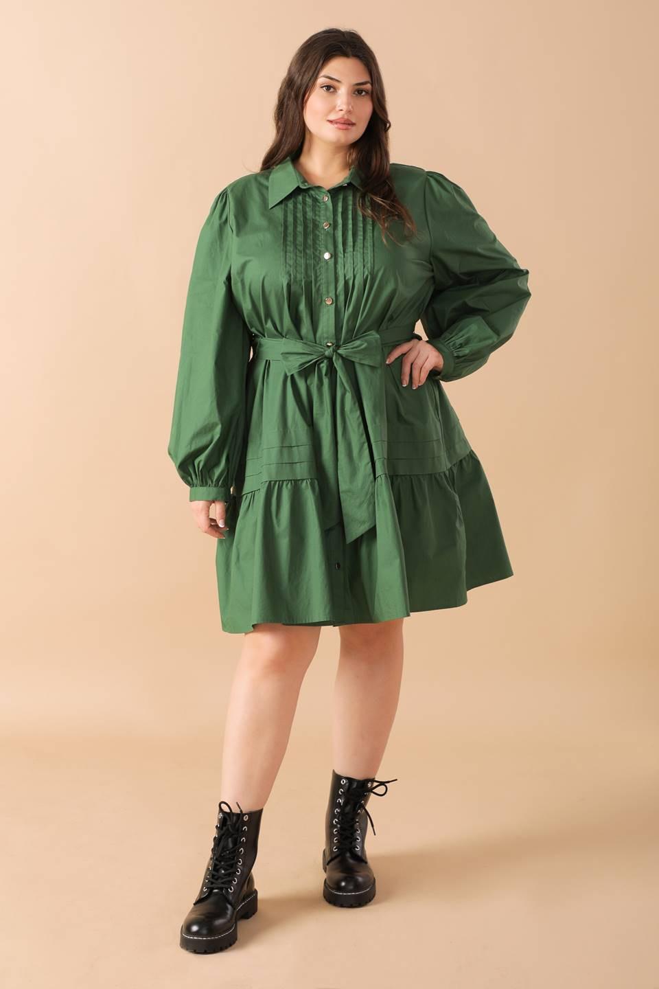 MINIVESTIDO TEJIDO CON POSE ESTÉTICA