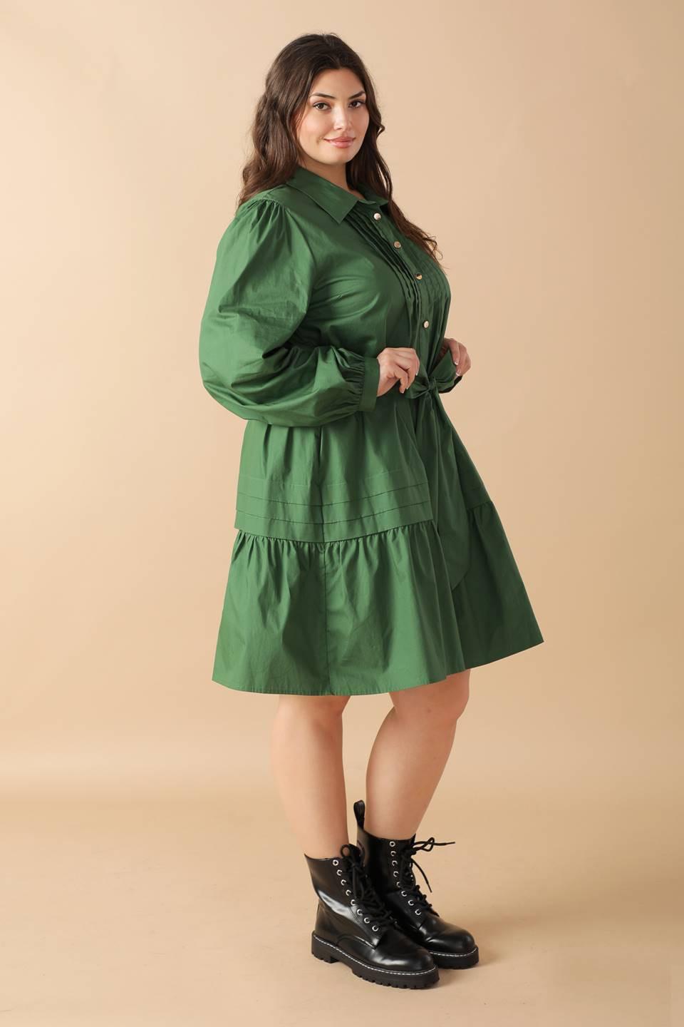 MINIVESTIDO TEJIDO CON POSE ESTÉTICA