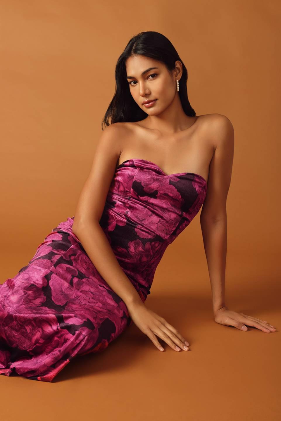 VESTIDO MAXI DE TERCIOPELO "FALLING INTO PLACE"