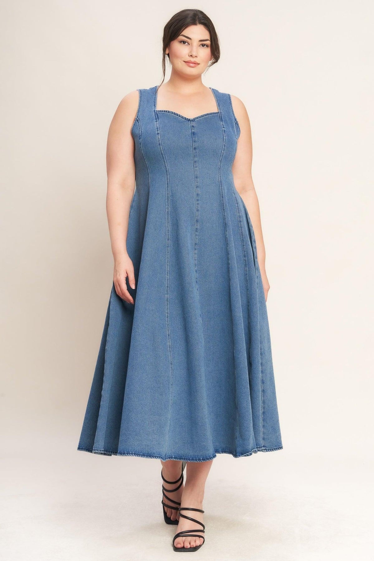 VESTIDO MIDI VAQUERO STARS AHEAD