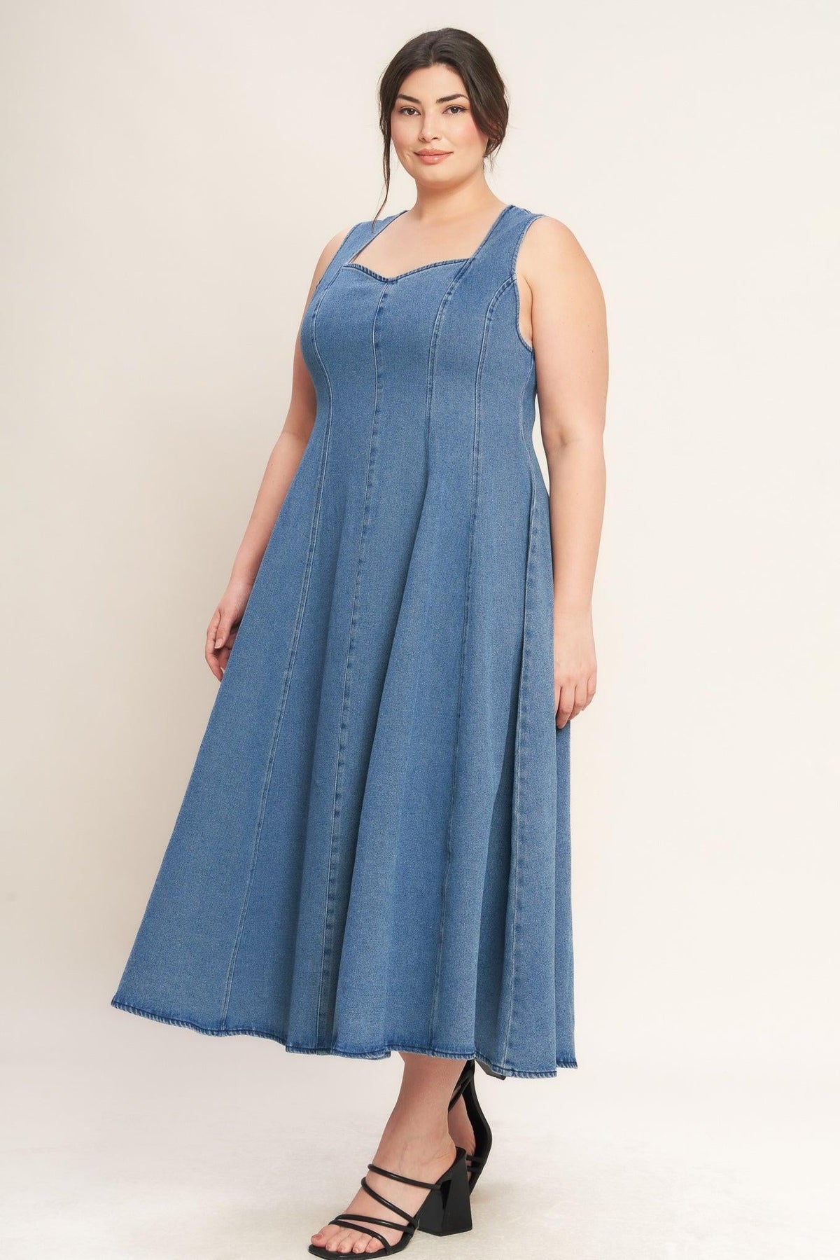 VESTIDO MIDI VAQUERO STARS AHEAD