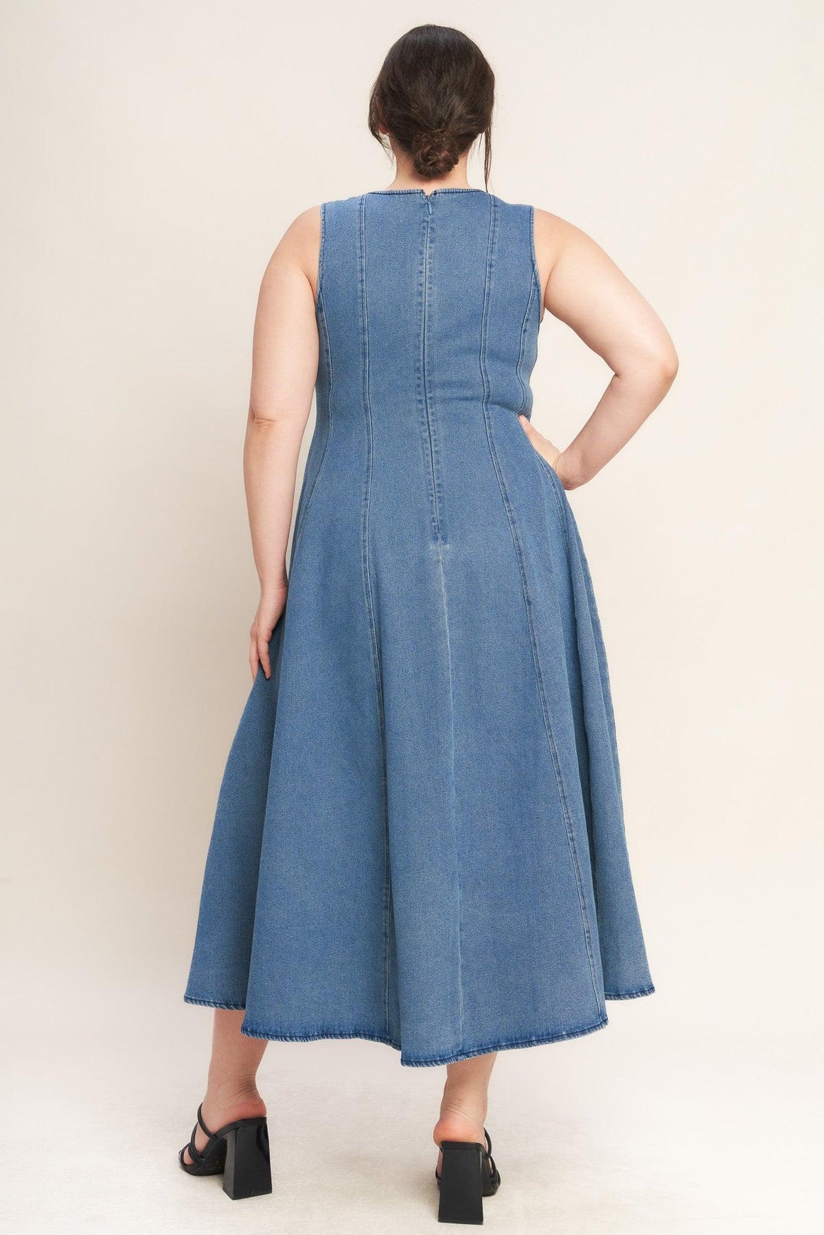 VESTIDO MIDI VAQUERO STARS AHEAD