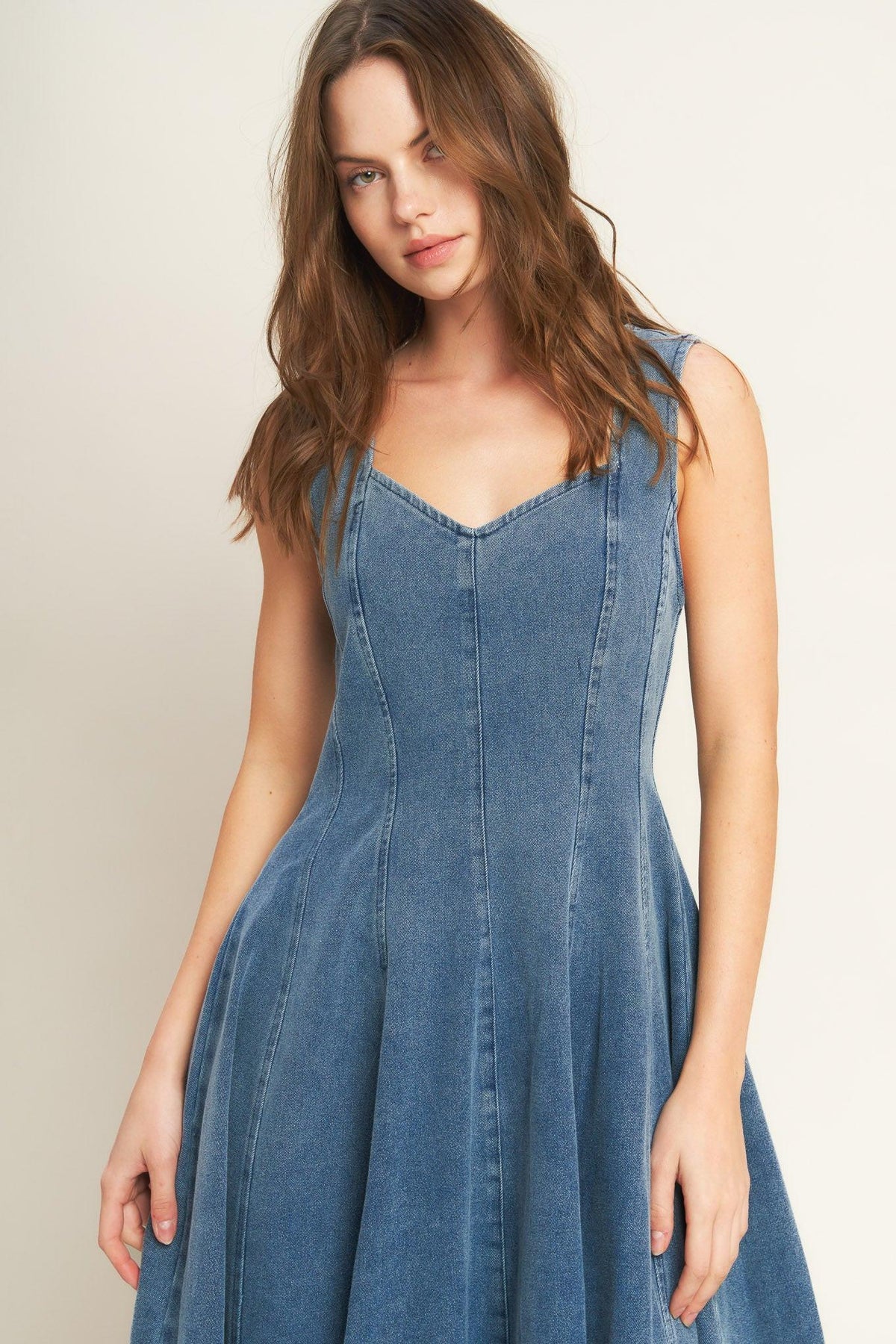 VESTIDO MIDI VAQUERO STARS AHEAD