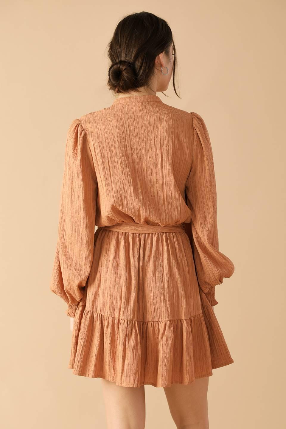 MINIVESTIDO TEJIDO CON ESTAMPADO WANDERING MIND