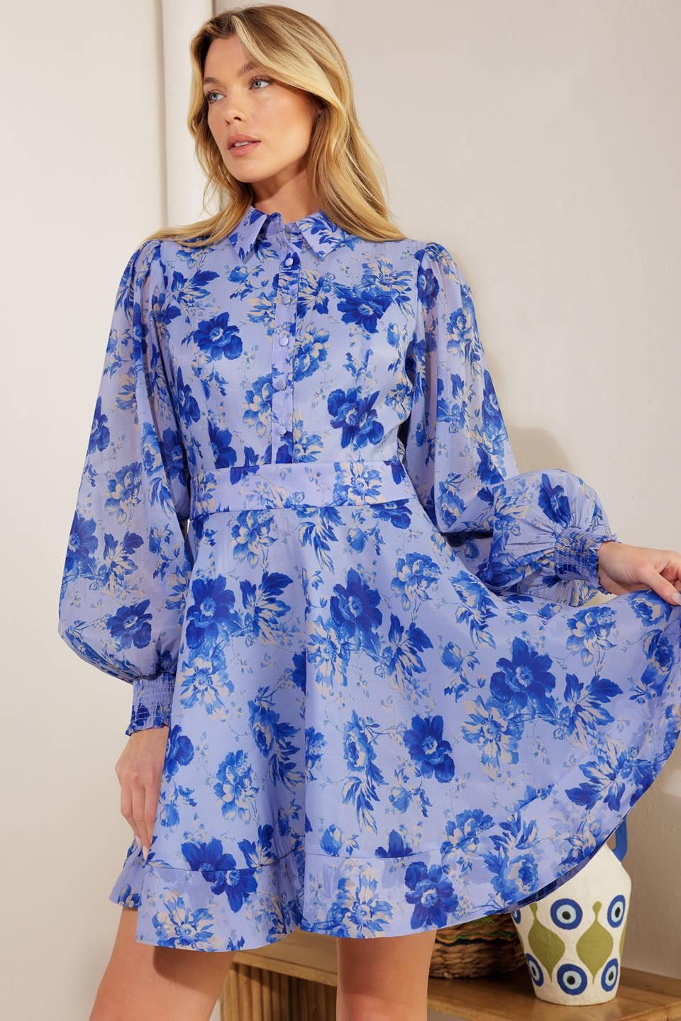 VESTIDO MINI TEJIDO A PARTES