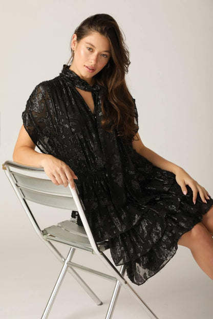 NOT I KNOW WOVEN MINI DRESS