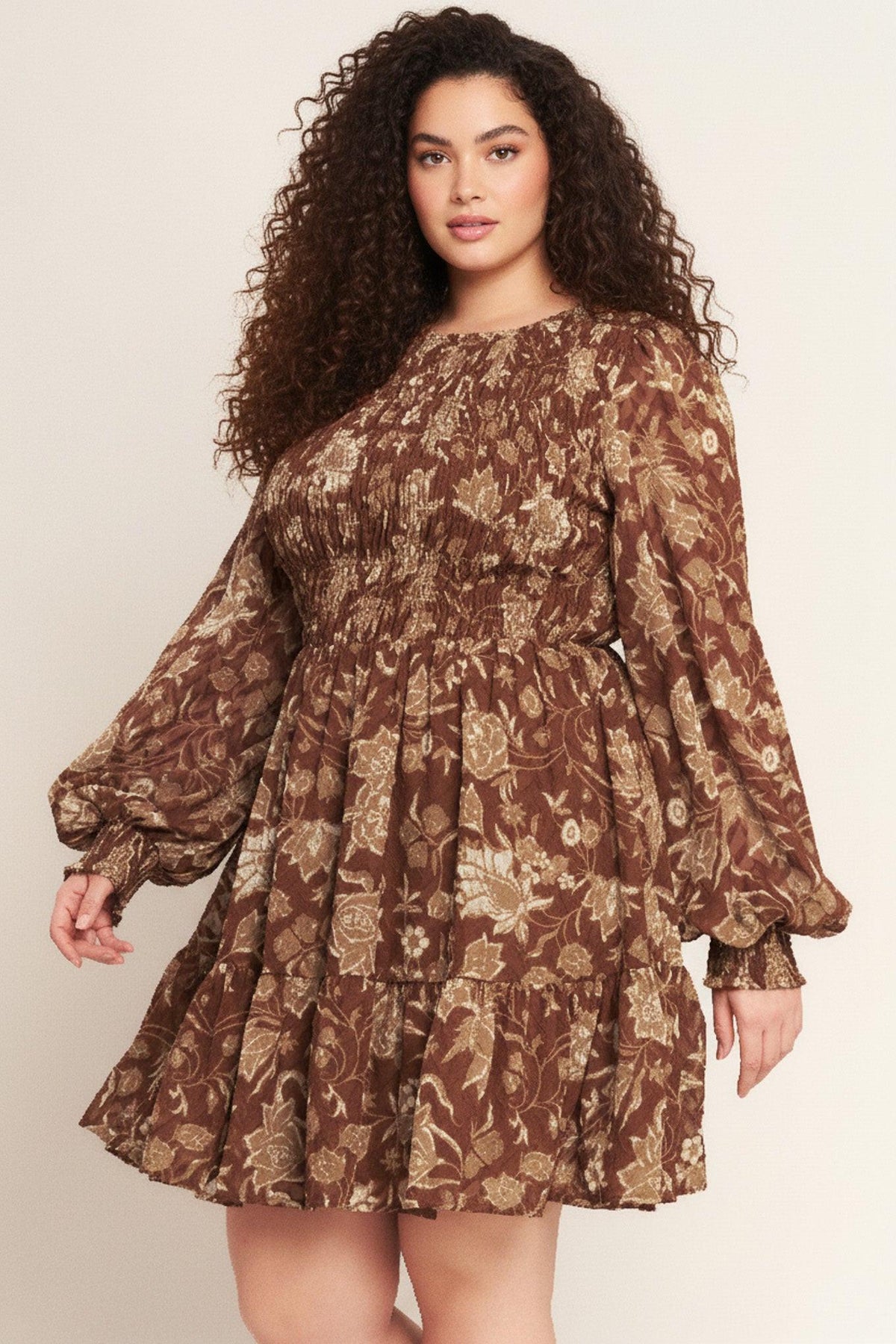 SWEET REMINISCENCE WOVEN MINI DRESS