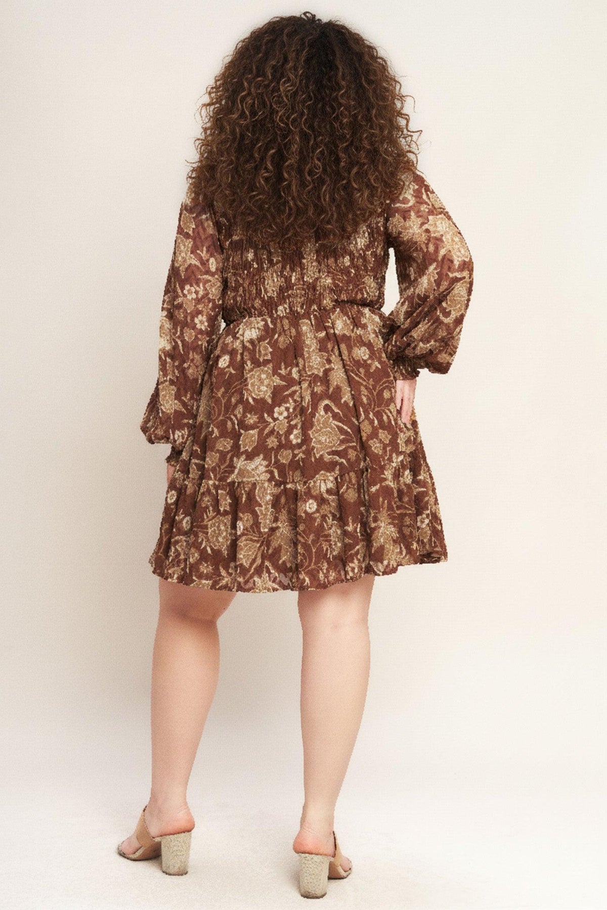 SWEET REMINISCENCE WOVEN MINI DRESS