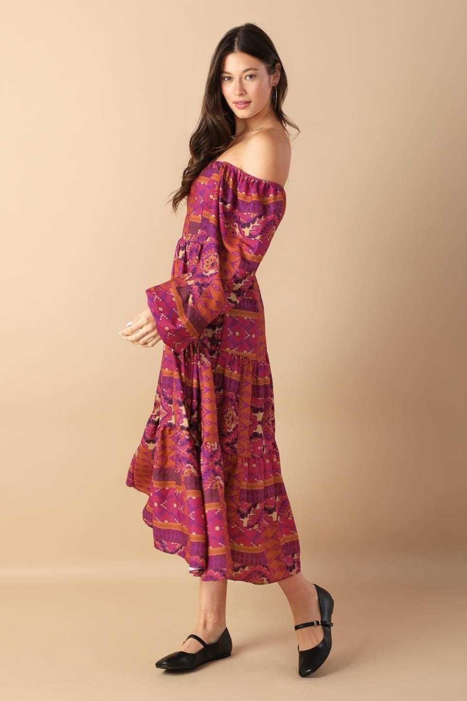 VESTIDO MIDI TEJIDO MELLOW MOMENTS