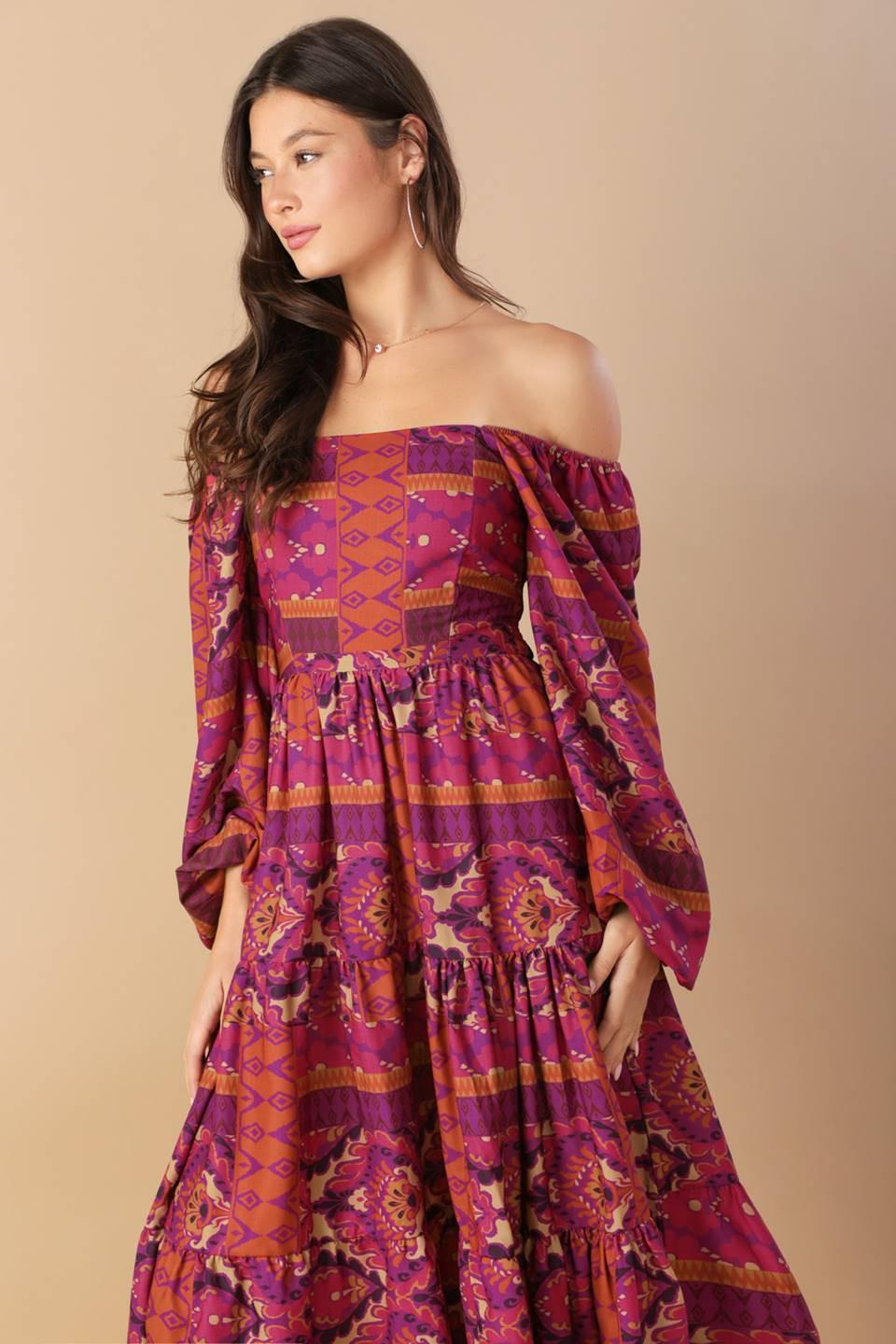 VESTIDO MIDI TEJIDO MELLOW MOMENTS