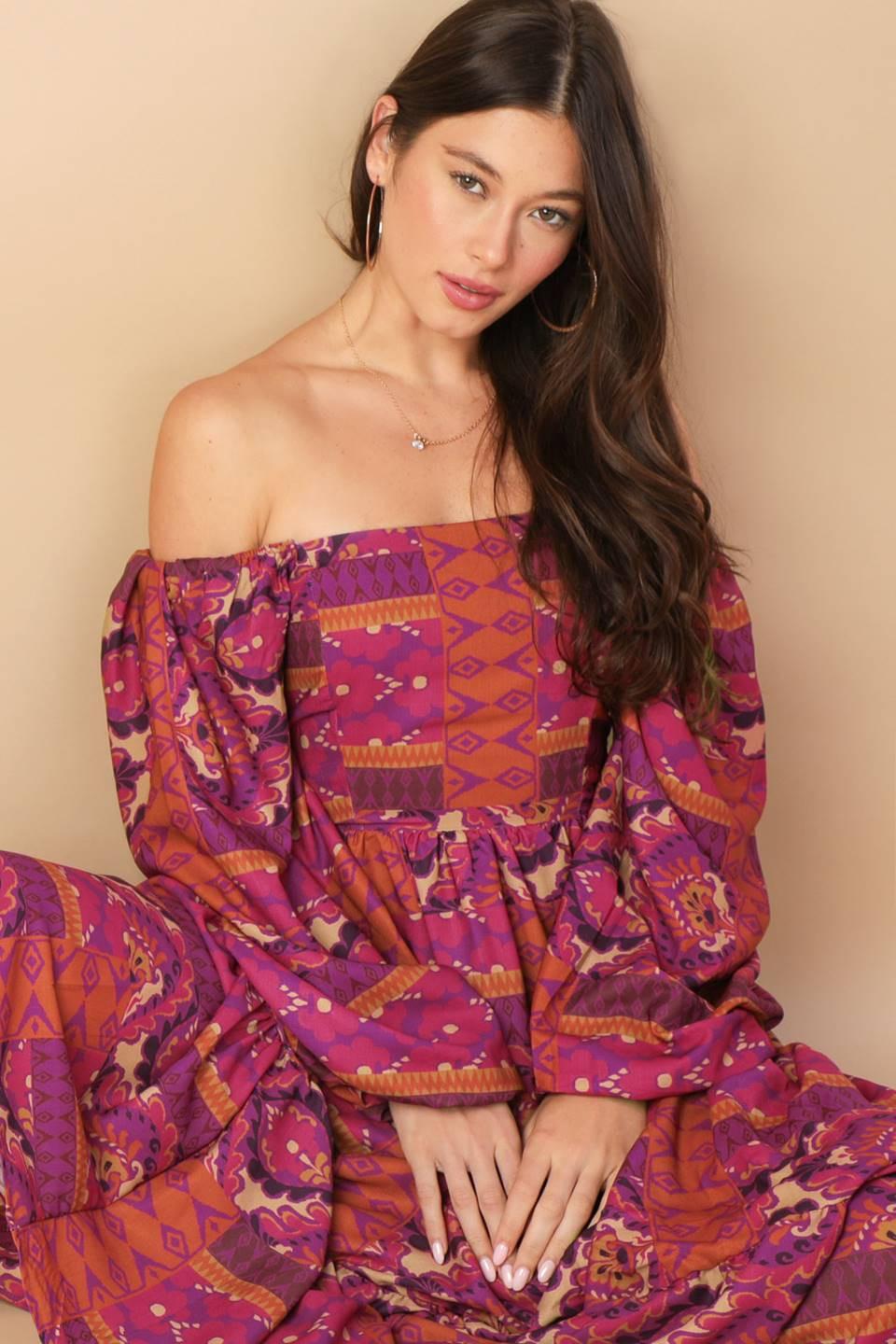 VESTIDO MIDI TEJIDO MELLOW MOMENTS