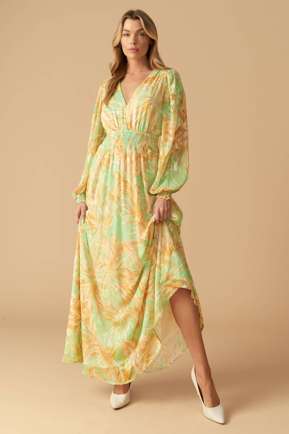 VESTIDO LARGO TEJIDO SUNSET SASHAY