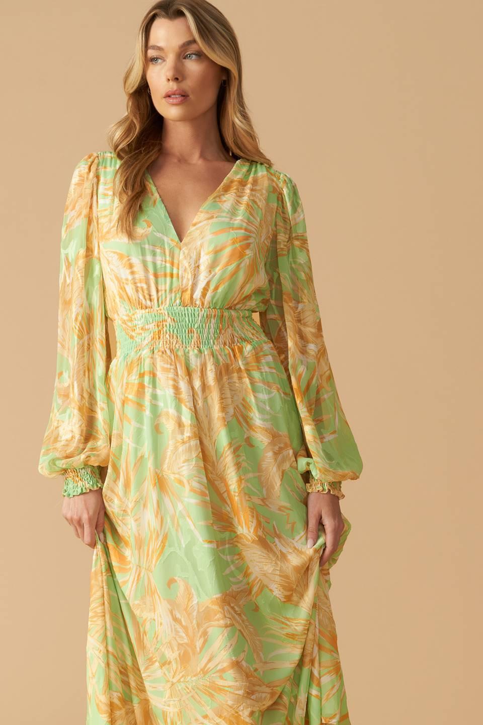 VESTIDO LARGO TEJIDO SUNSET SASHAY
