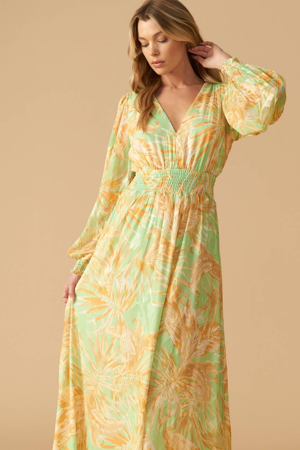 VESTIDO LARGO TEJIDO SUNSET SASHAY