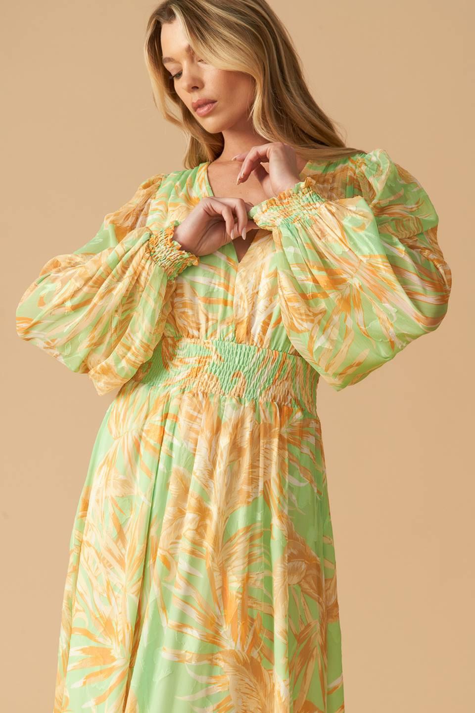 VESTIDO LARGO TEJIDO SUNSET SASHAY