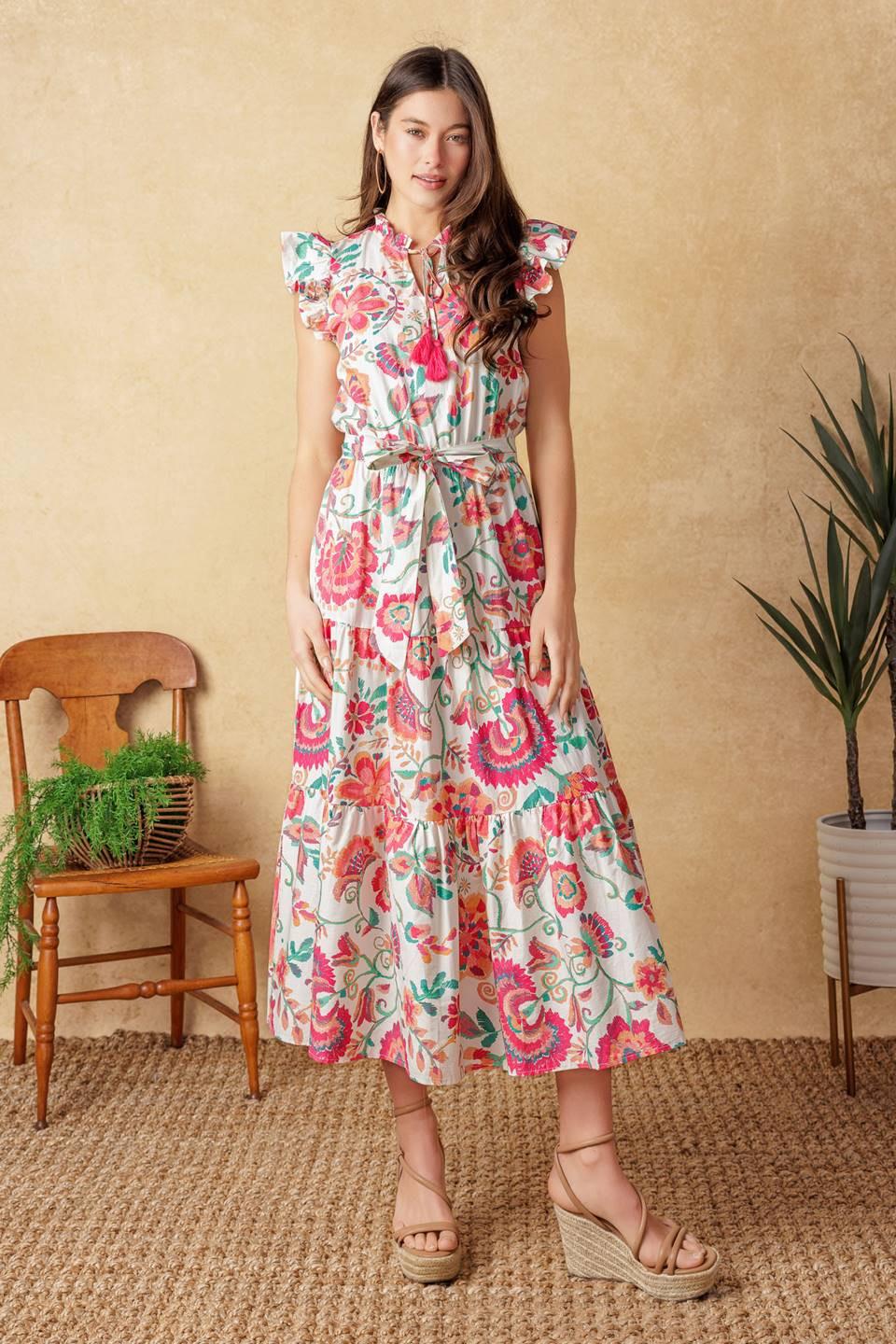 VESTIDO MIDI TEJIDO BRIGHT MOMENTS